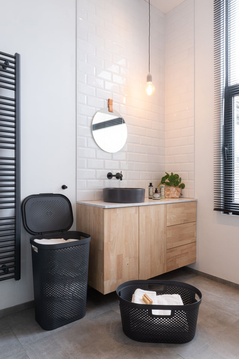 Curver Infinity Recycled Wasmand - 40L - 2 stuks - Grijs
