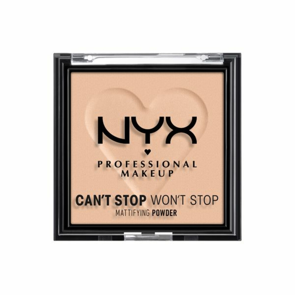 NYX Can't Stop Won't Stop Mattifying Pressed Powder Light Medium6 gr