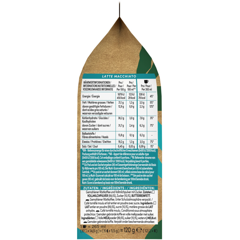 Nescafé Dolce Gusto Neo Latte macchiato capsules