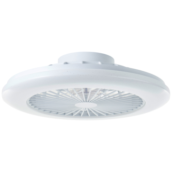 Brilliant plafondventilator Salerno met lamp en RGB functie 40W wit