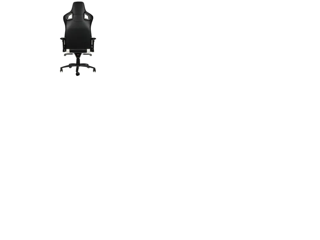 noblechairs EPIC Ægte læder Gaming Stol- Sort/hvid/rød