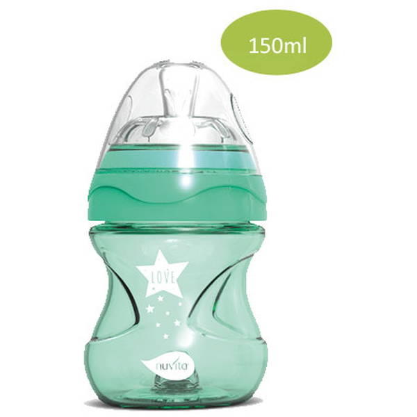 nuvitanuvita   Mimic Cool Babyflasche grün 330ml
