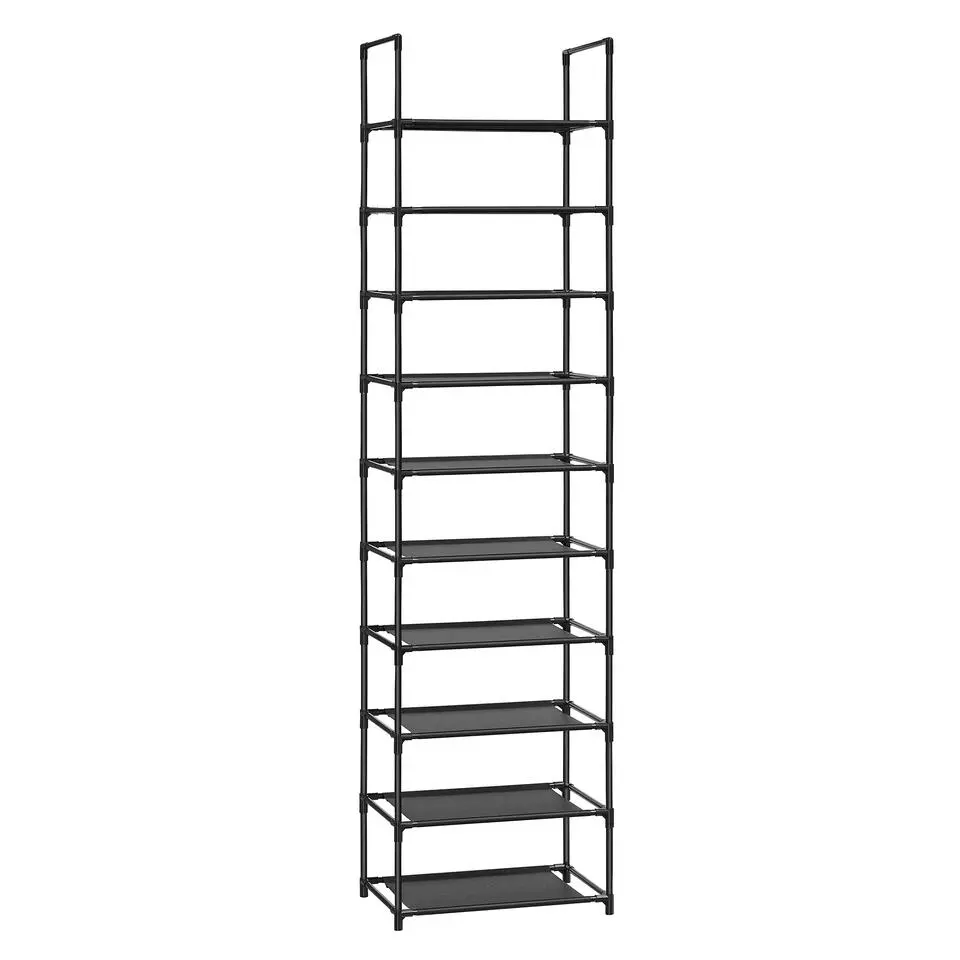 Songmics Schoenenrek Bjørn - 45 x 28 x 173 cm - Zwart