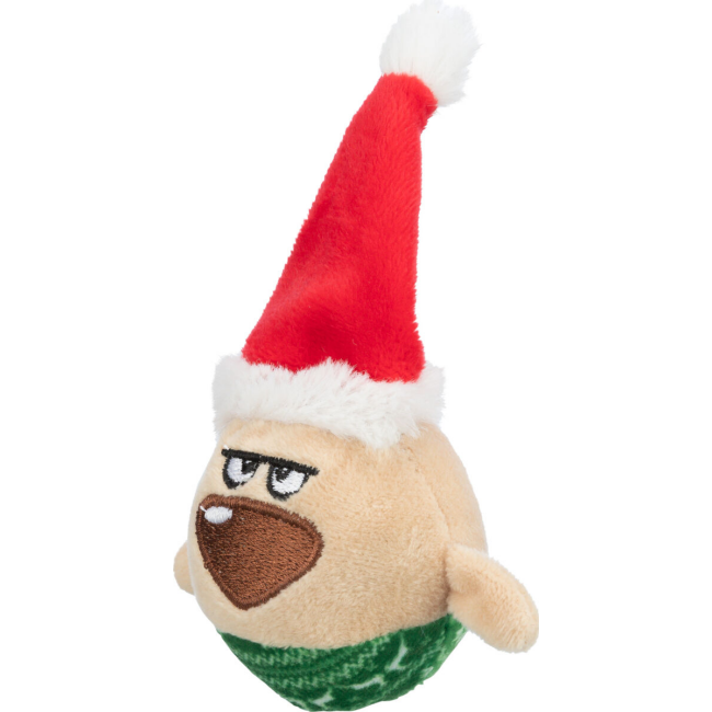 Balle en peluche Lutin de Noël Xmas Trixie avec son