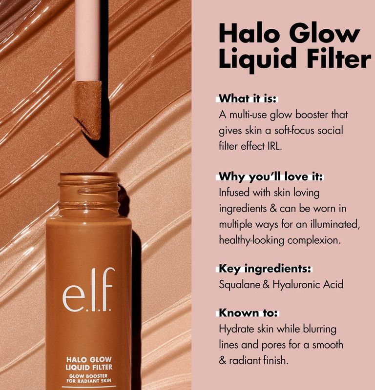 e.l.f. - Halo Glow Liquid Filter - Foundation - 31.5 ml - No. 4 - Medium