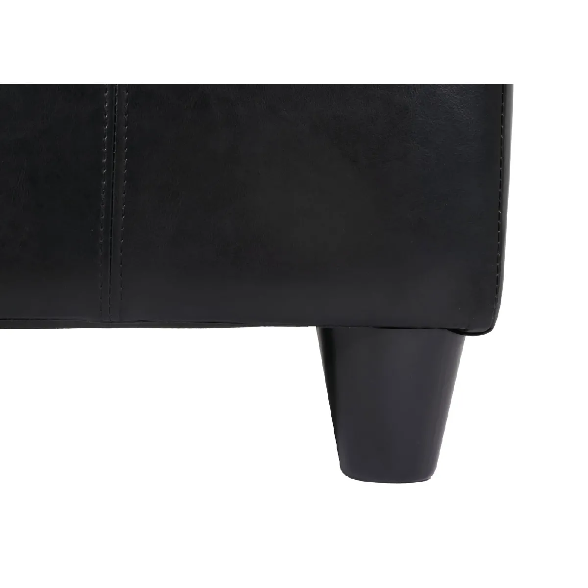 Mendler Banc Rangement Kriens Noir