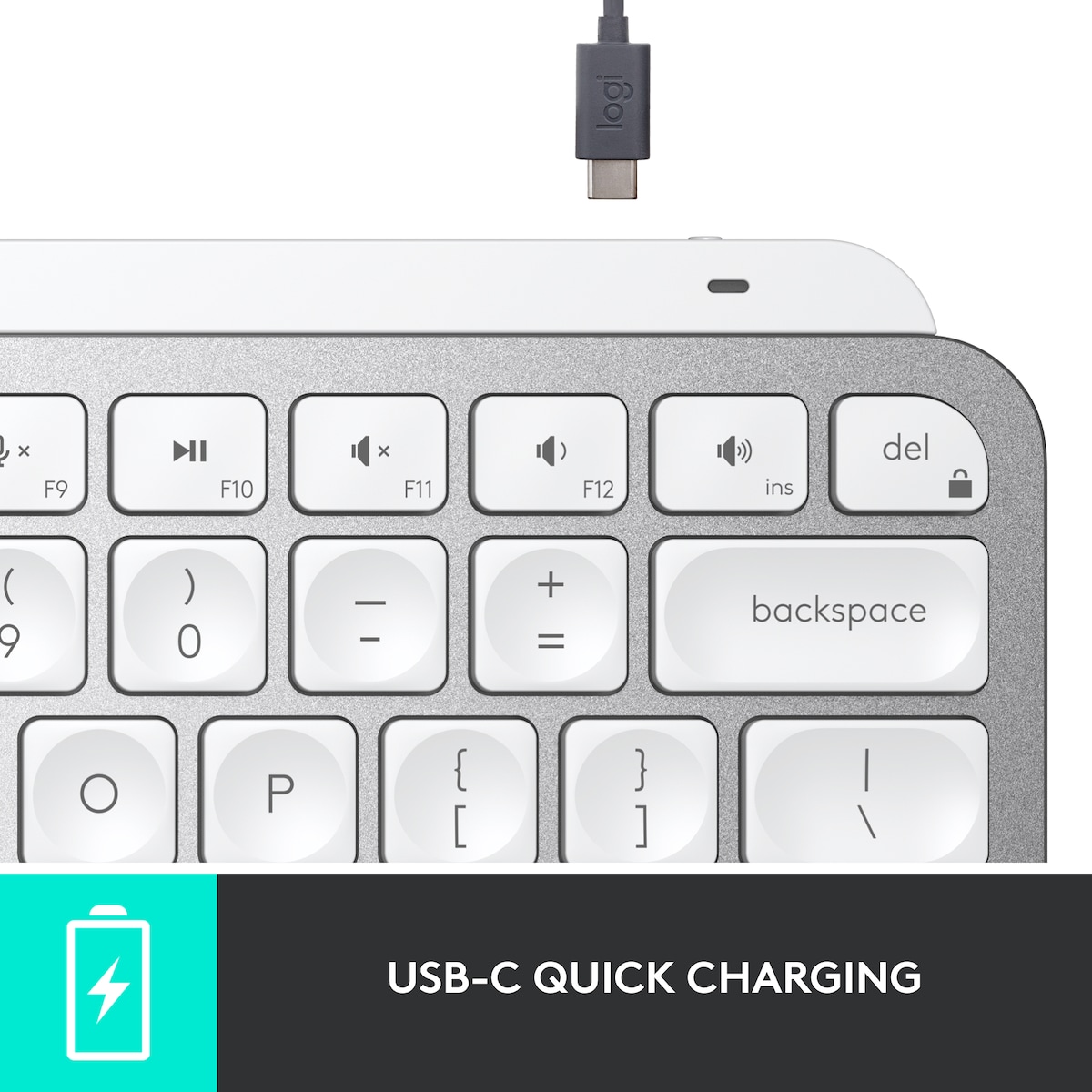 Logitech MX Keys Mini trådløst tastatur (grå)