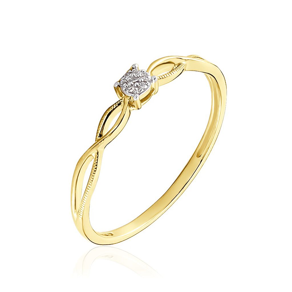 Bague Farila Or Jaune Diamant