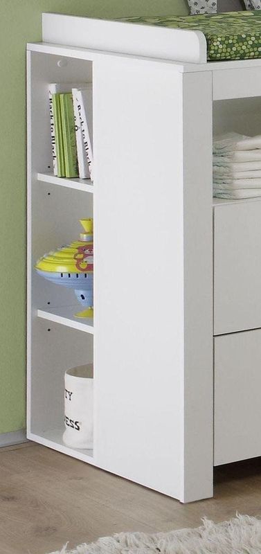 Boekenkast - Wit - Hout - 25 x 36,5 x 93 cm
