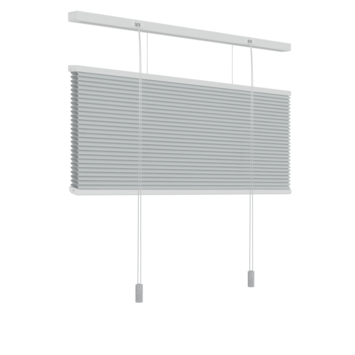 KARWEI dubbel plisségordijn lichtdoorlatend grijs (kleurnr. 6006) 140x180 cm (bxh)