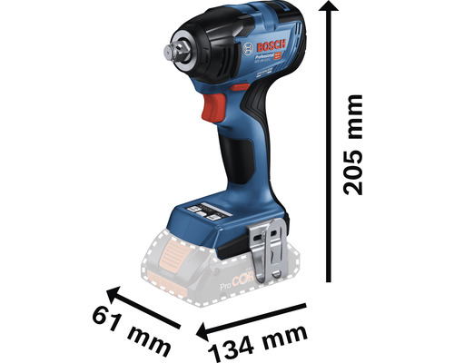 Bosch Professional GDS 18V-210 C accu slagschroevendraaier, zonder accu en lader