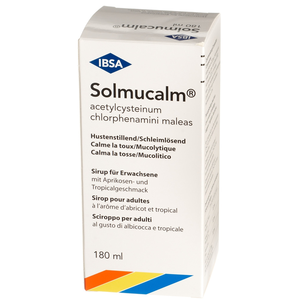 SOLMUCALM Sirup Erw Fl 180 ml<br>180 ml, Flasche, Sirup