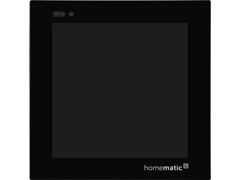 Homematic IP Smart Home Wired Glasdisplay Plus Zum Steuern von Heizungen, Leuchten, Rollläden und Jalousien – HmIPW-WGD-PL