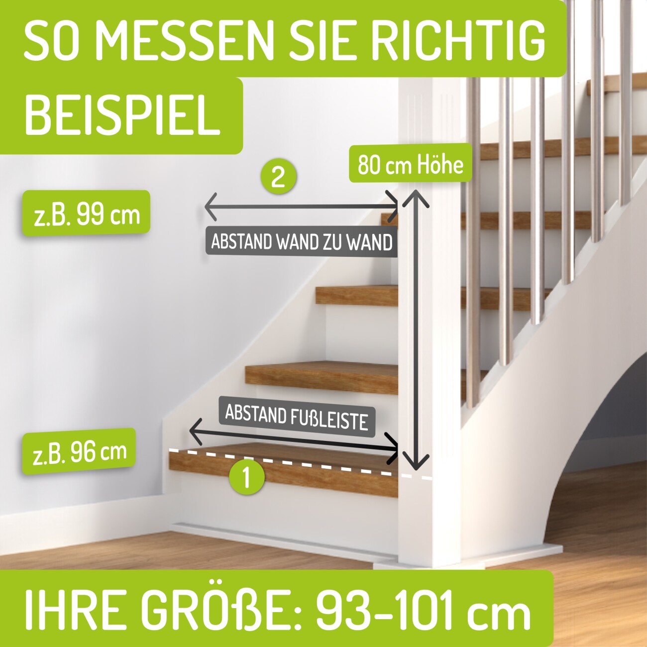 bomi Türschutzgitter Mira 63-111 cm S