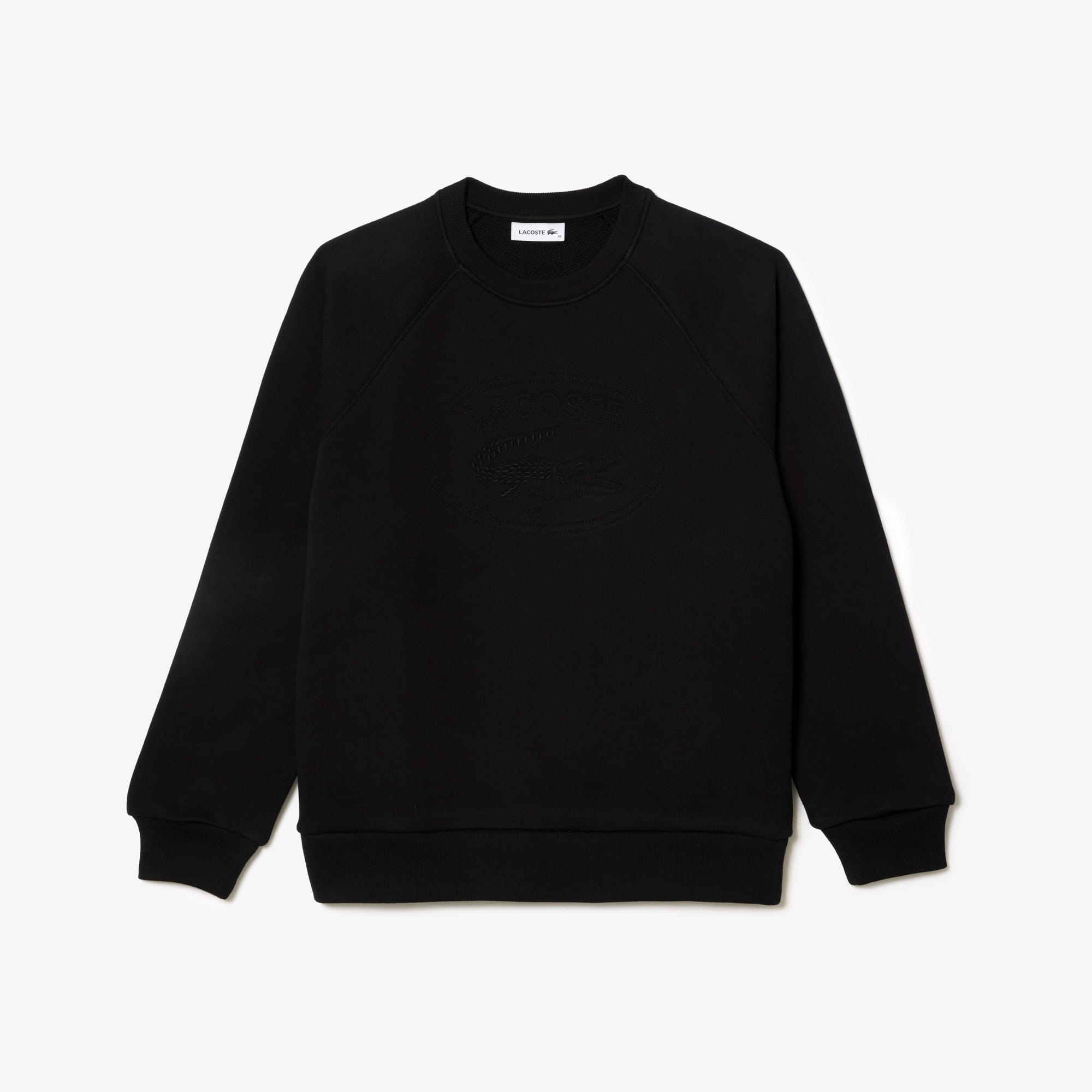 Sweatshirt Jogger relaxed fit avec broderie signature Sweatshirts - Noir - Lacoste - Femme