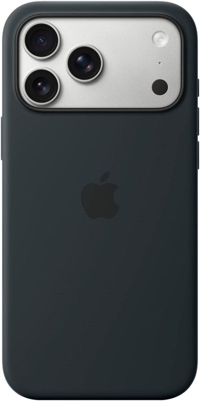Apple - Silicone Case - Zwart - Smartphonehoes - Met MagSafe voor iPhone 17 Pro Max