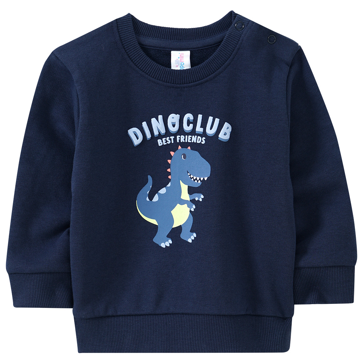 Topomini Baby Sweatshirt mit Dino-Print dunkelblau