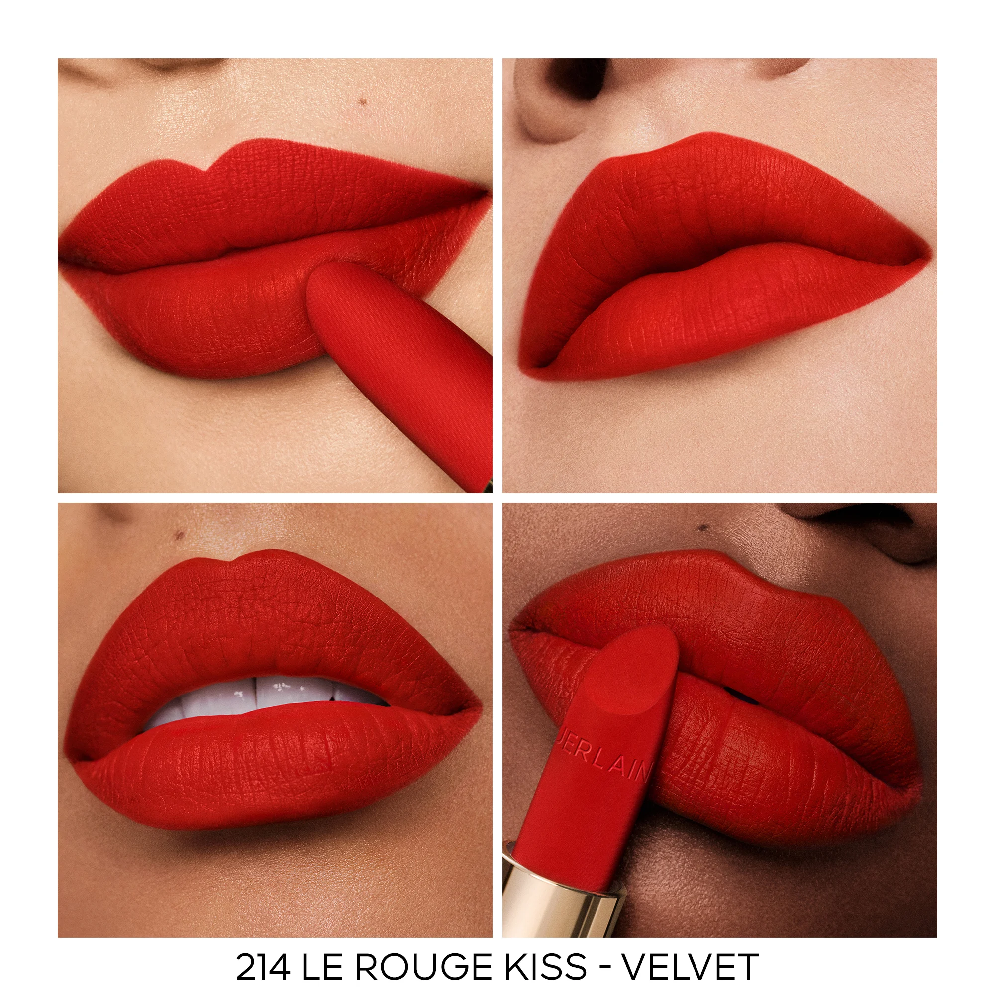 ROUGE G La recharge - Le rouge à lèvres soin personnalisable |- 214 LE ROUGE KISS – VELVET