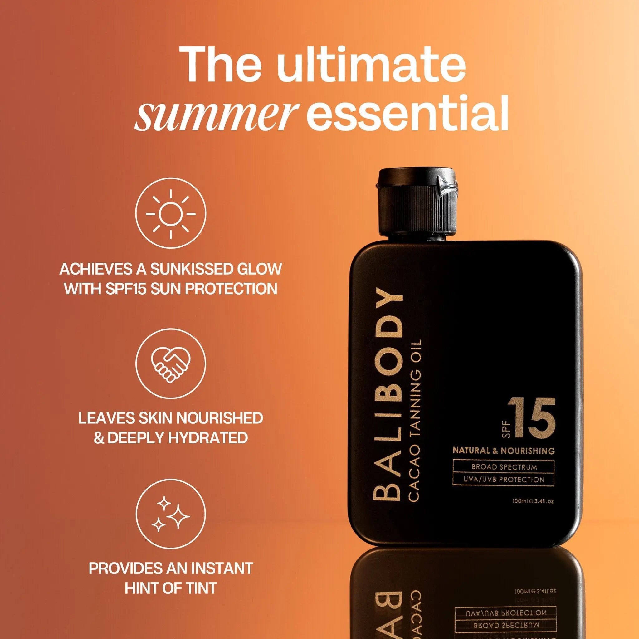 Cacao Tanning Oil SPF15