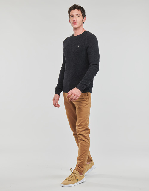 Polo Ralph Lauren - S224SC06-LS SADDLE CN-LONG SLEEVE-PULLOVER Gris / Antracita