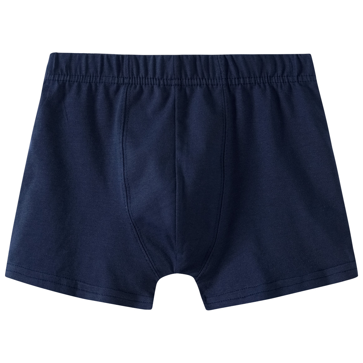 Famy 3 Jungen Boxer mit Bio Baumwolle blau / dunkelblau / weiss