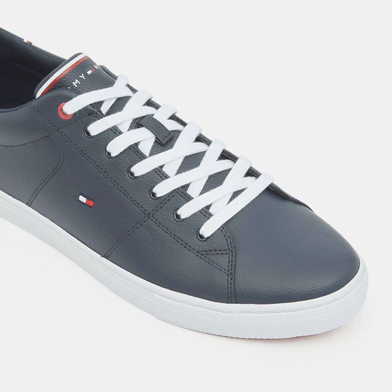 Tommy Hilfiger Baskets en Cuir Essential bleu marine