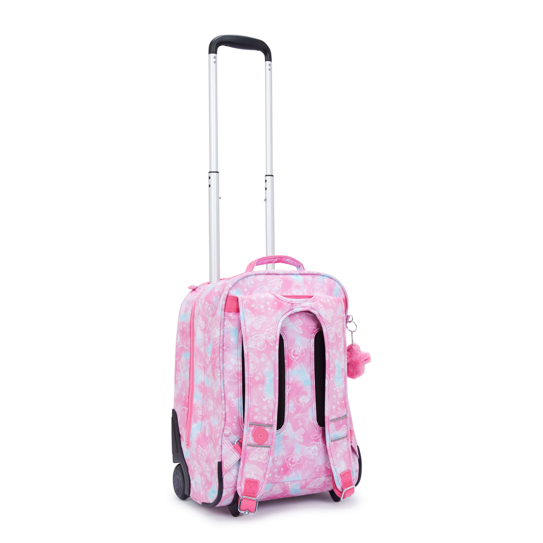 SARI Grand sac à dos à roulettes pour enfants avec compartiment pour ordinateur - Garden Clouds