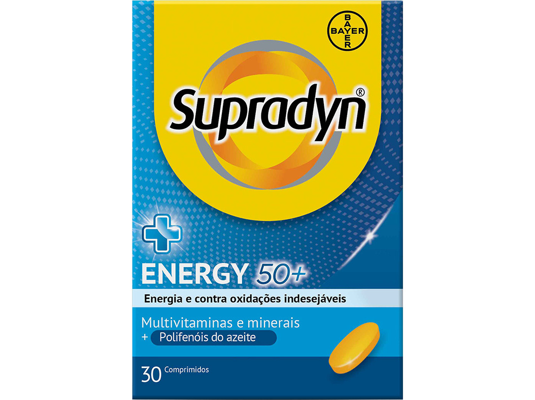 SUPLEMENTO SUPRADYN MULTIVITAM.ENERGY 50  30 COMP.