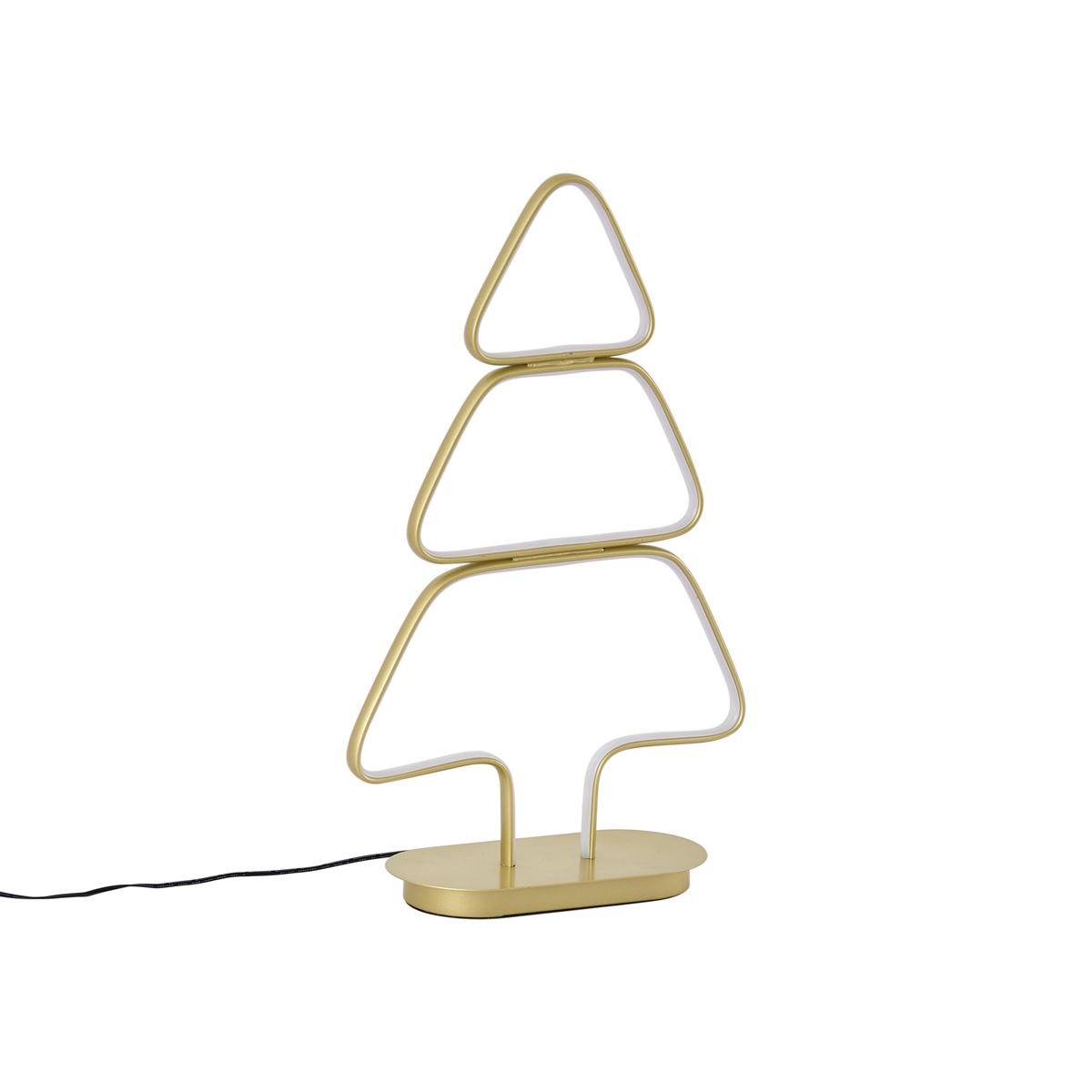 Kerst tafellamp goud kerstboom incl. LED - Arbre