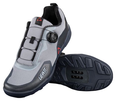 Chaussures Leatt 6.0 Clip Titanium Gris
