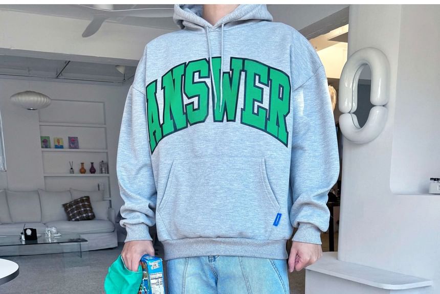 SeoulPop - Losse hoodie met letters
