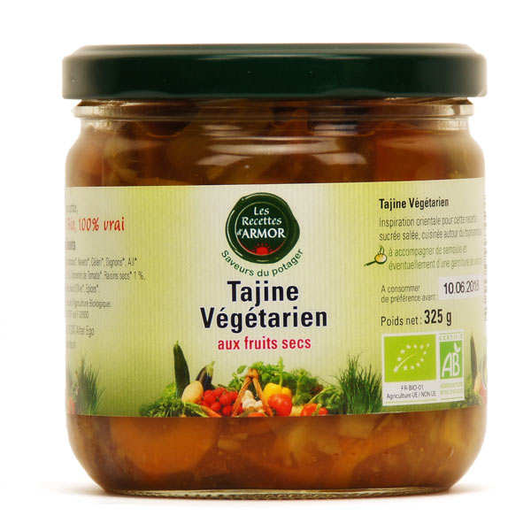 Tajine végétarien aux fruits secs bio
