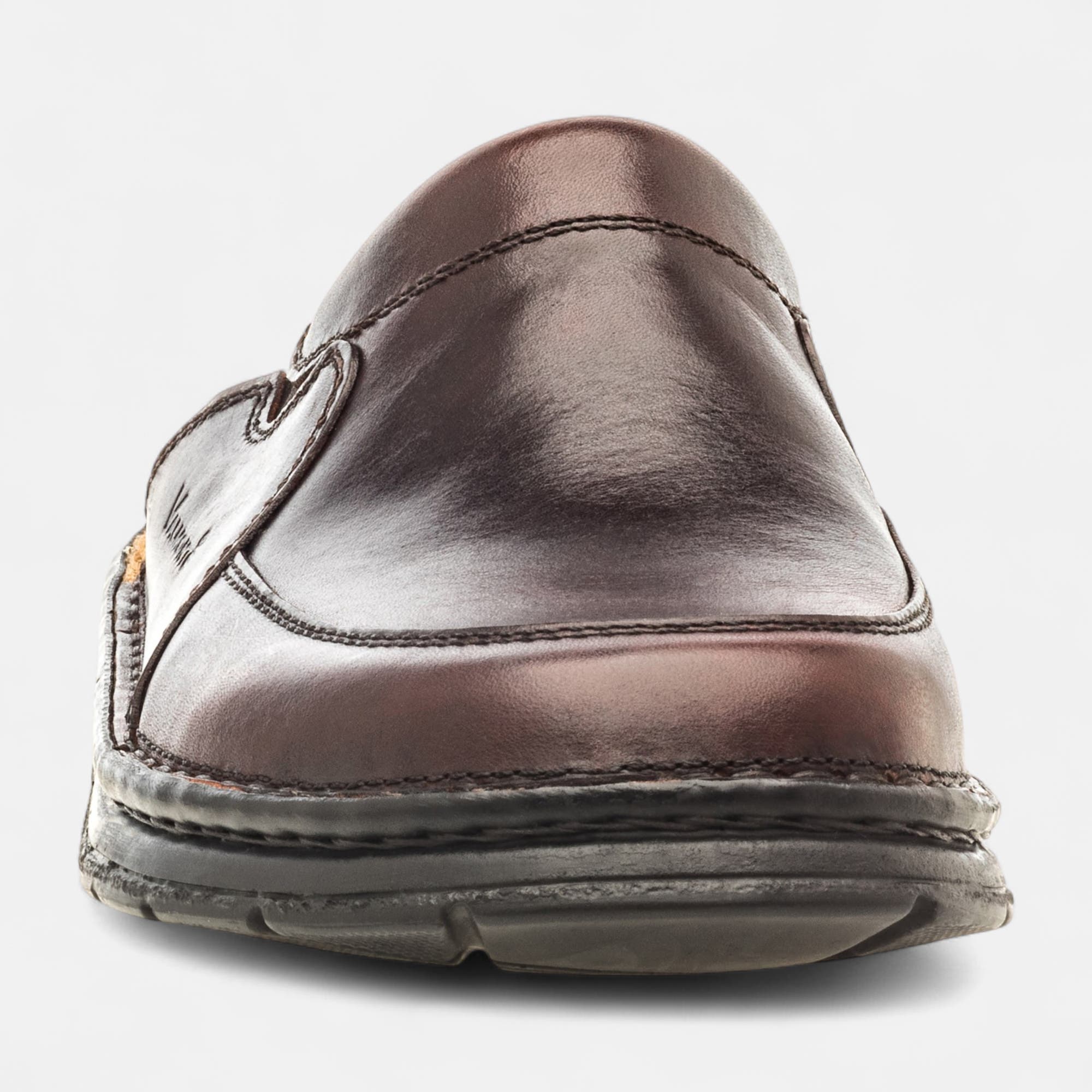 Sabots Homme en cuir marron