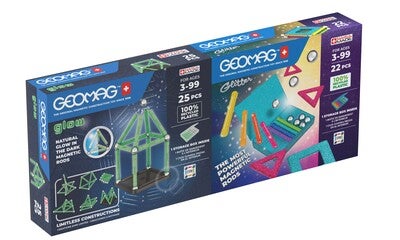 Geomag Glow & Glitter Panels Byggesett 2-Pack 47 Deler