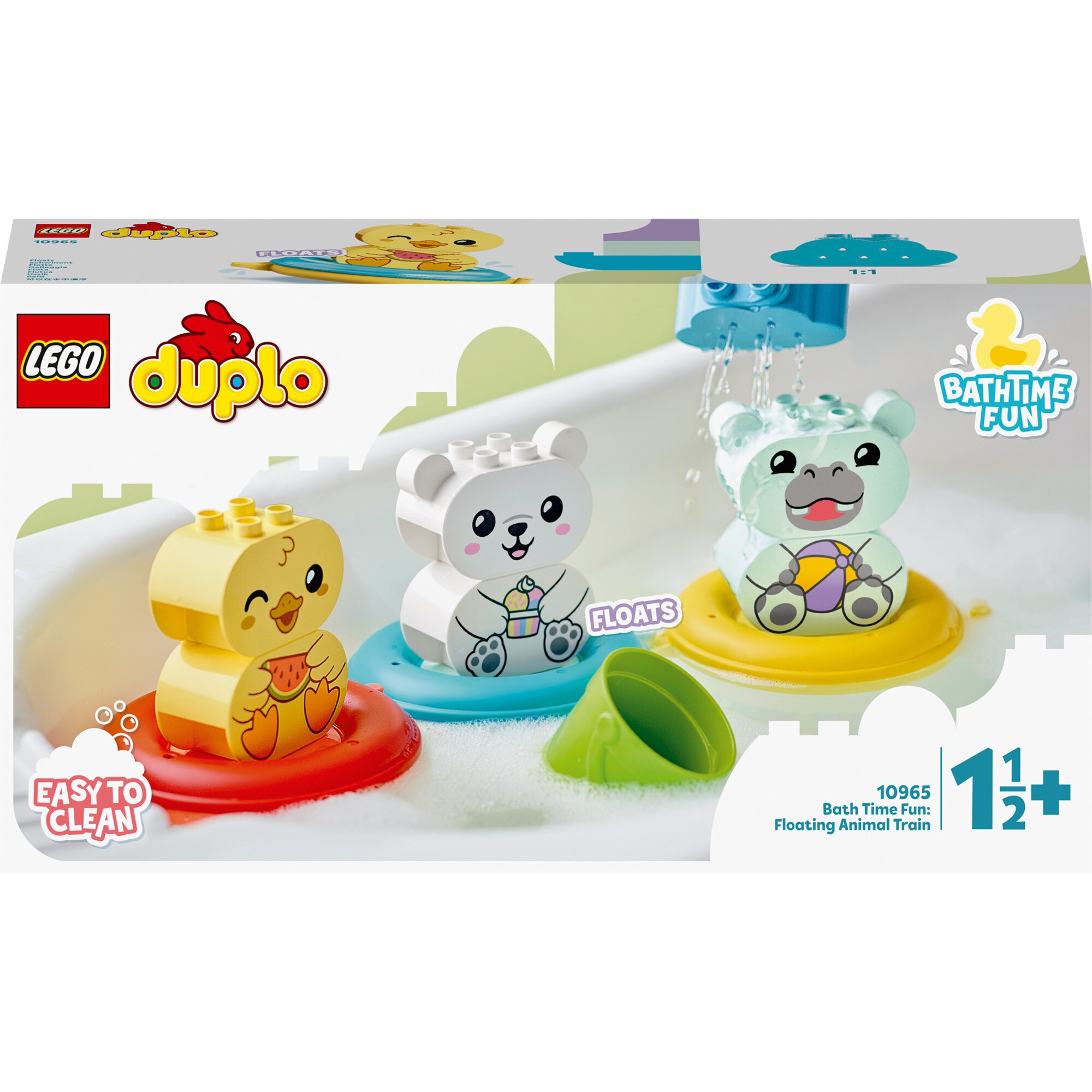 LEGO Konstruktionsspielzeug DUPLO Badewannenspaß: Schwimmender Tierzug