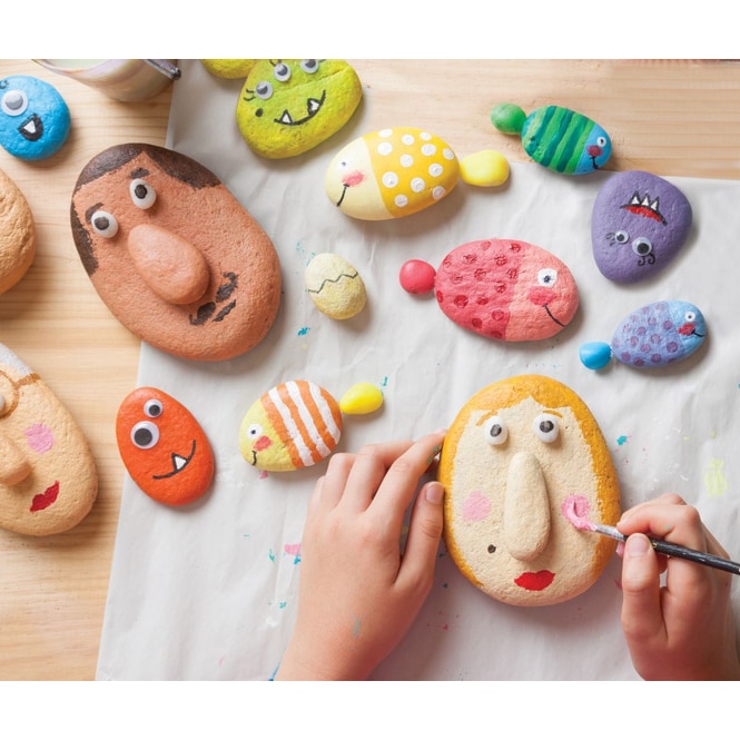 Grafix - Rock Painting - Set Steine Bemalen