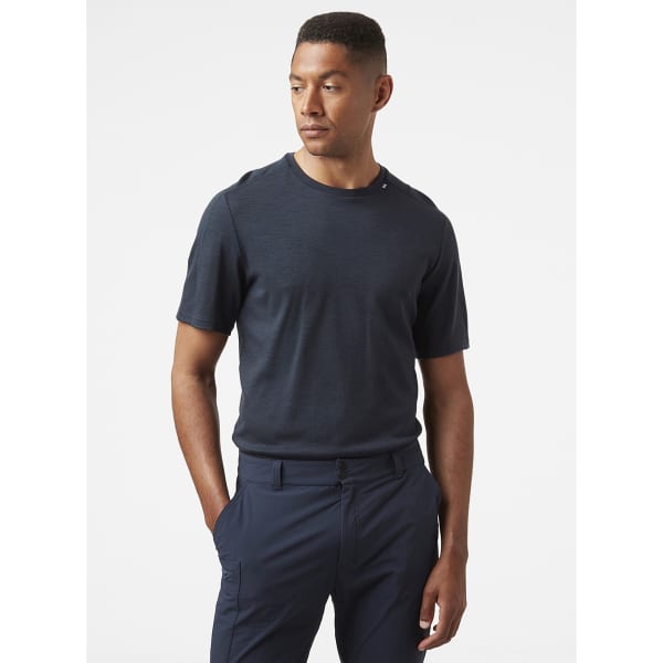 T-shirt randonnée HELLY HANSEN LIFA MERINO LIGHTWEIGHT T-SHIRT NAVY