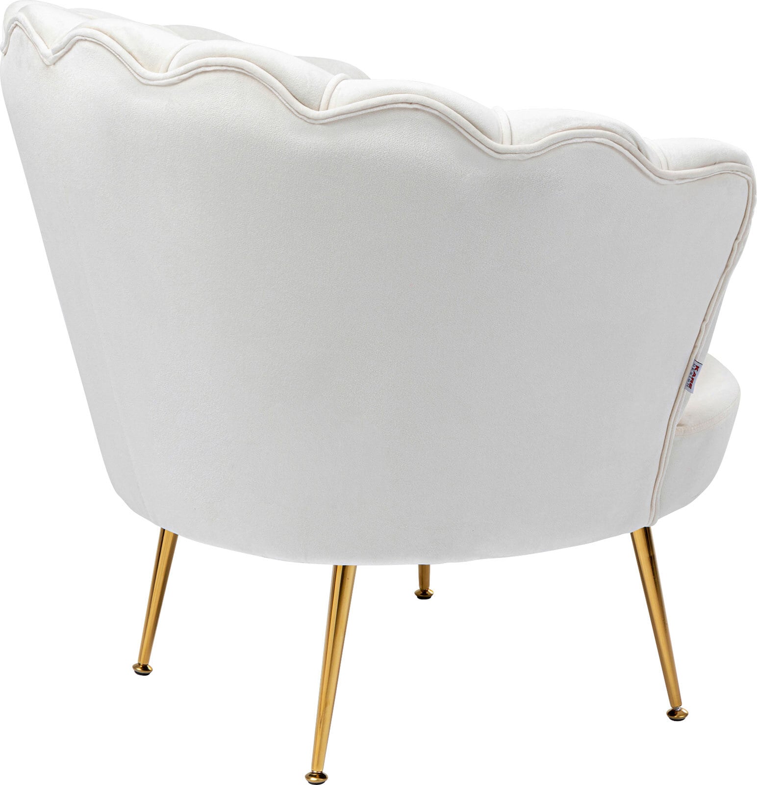 KARE DESIGN Cocktailsessel WATER LILY cremeweiß