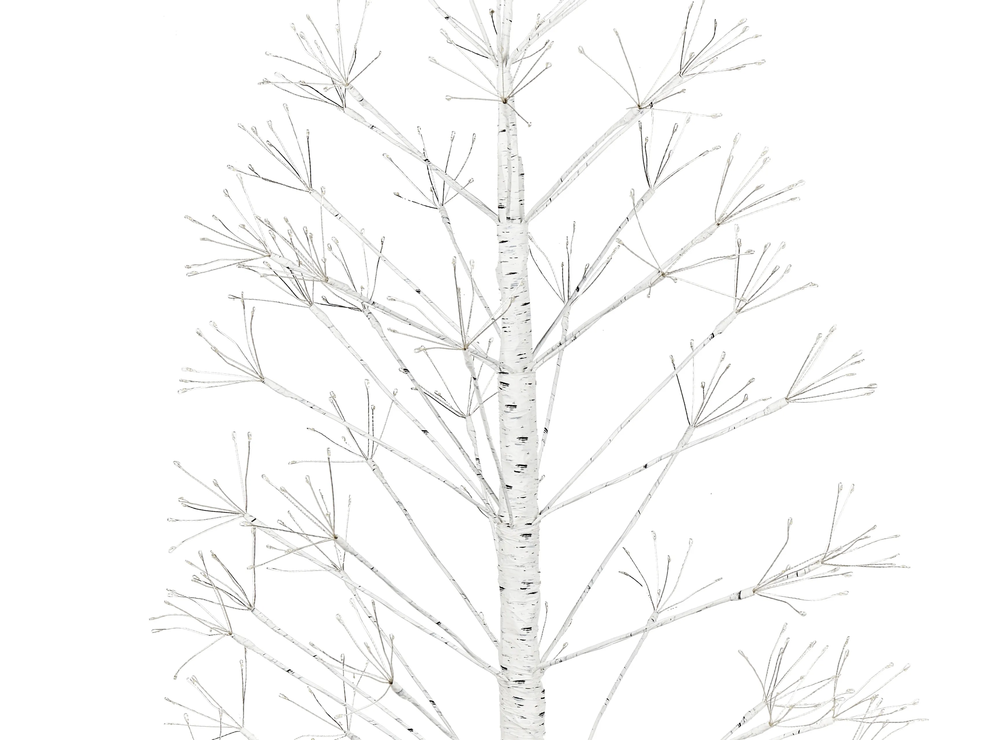 Buitendecoratie LED ALBIONI Boom 180 cm Wit