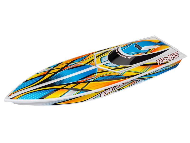 Traxxas Speedboot Blast 603 mm Orange RTR RC Rennboot mit «Deep-V» Rumpf