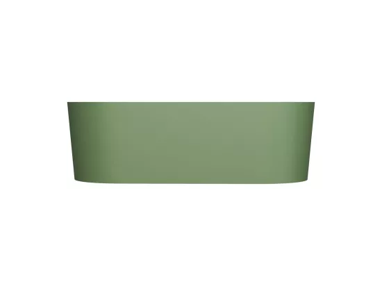 baignoire îlot OMNIRES OVO M+ 160X75 CM couleur : vert foncé finition : matbonde et siphon inclus