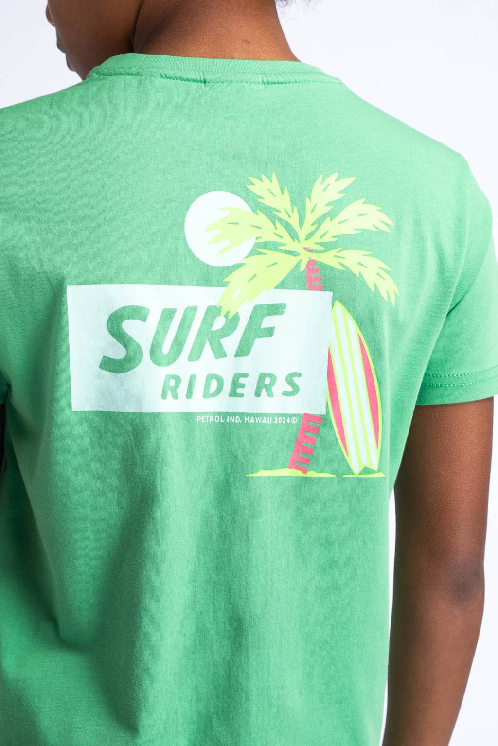 Petrol Industries T-shirt appeltjesgroen