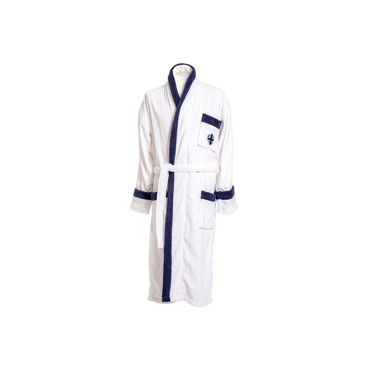 Lord Nelson Victory Velour Robe Vit S/M