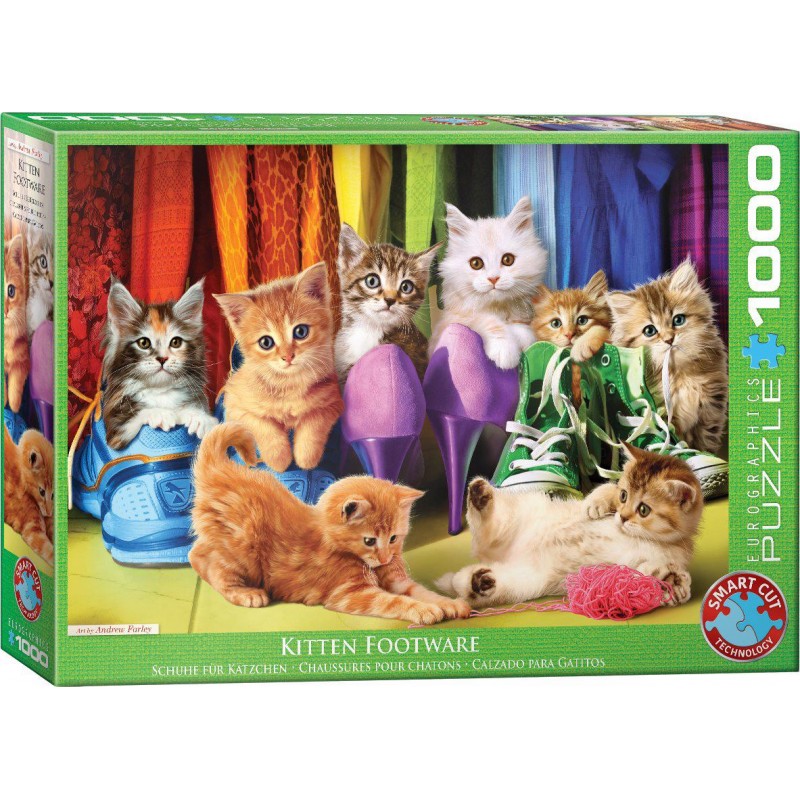 Puzzle 1000 pièces - Eurographics - Fiertés Chaton