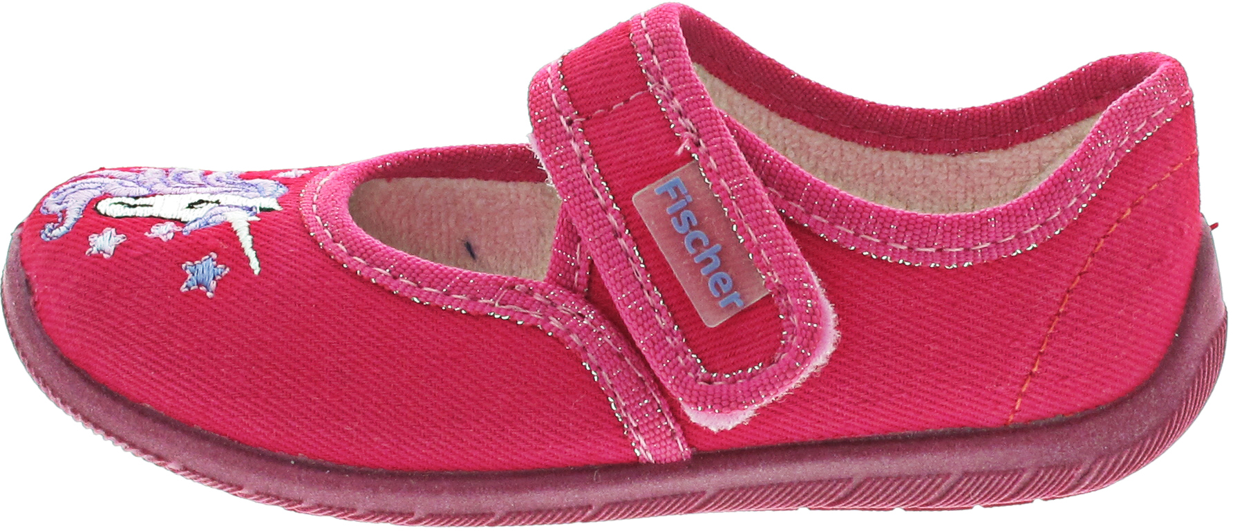 Fischer Markenschuhe Hausschuh pink