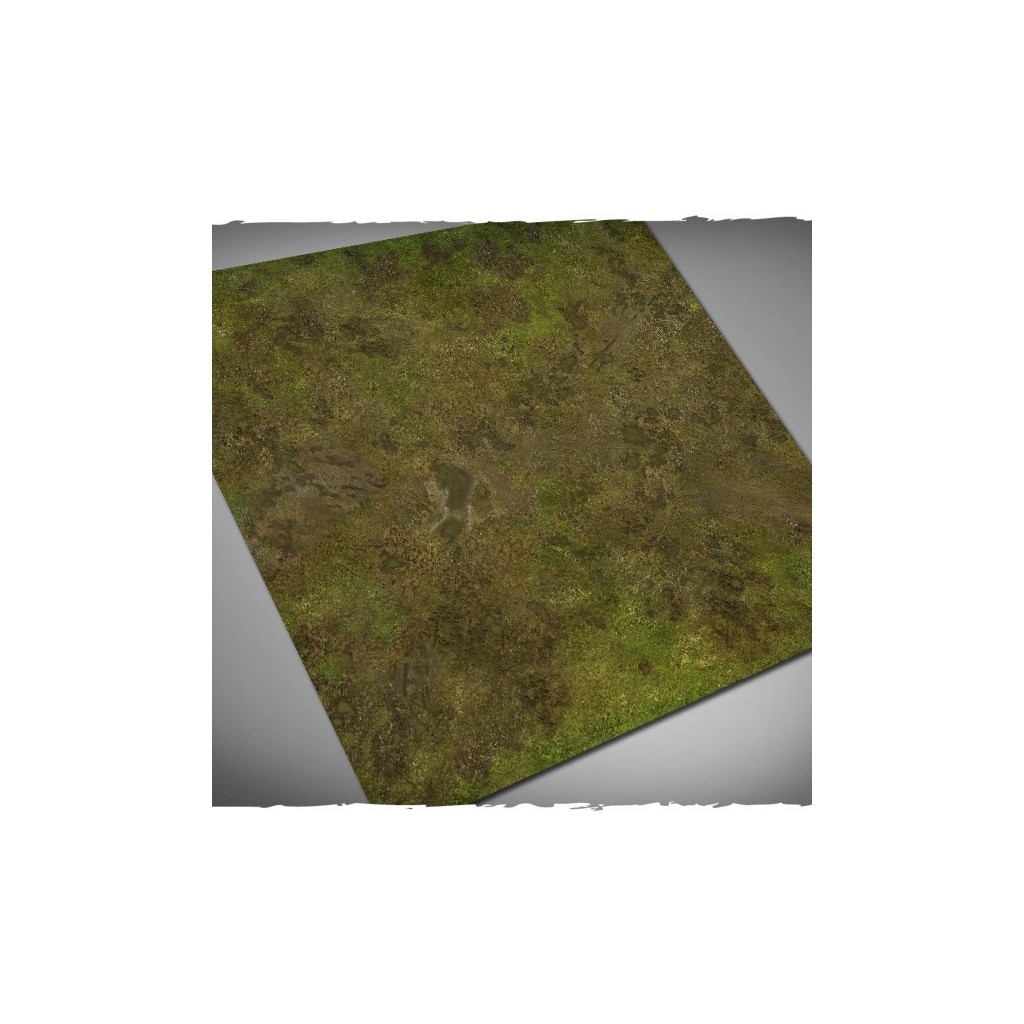 Terrain Mat PVC - Muddy Field - 120x120
