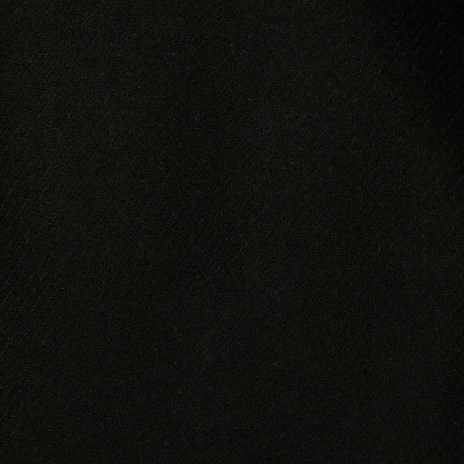 Manteau en laine italienne majoritaire Noir