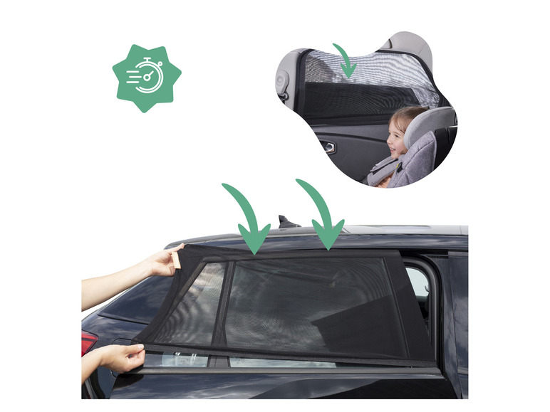 Set van 2 auto-zonneschermen