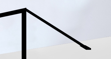 Best Design Noire stabilisatiestang 120cm zwart mat
