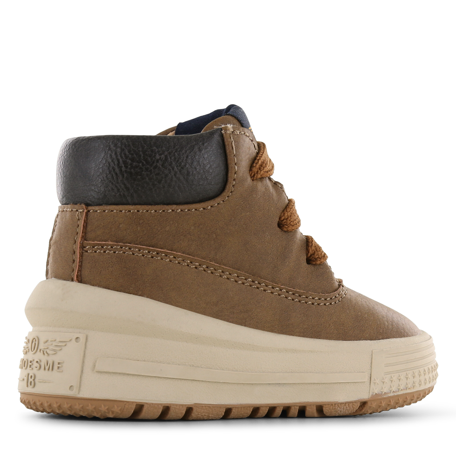 Shoesme cognac chunky schoentje Microleer | Jongens schoenen